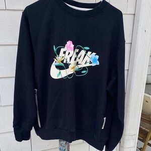 Black Graphic Women's Sweater